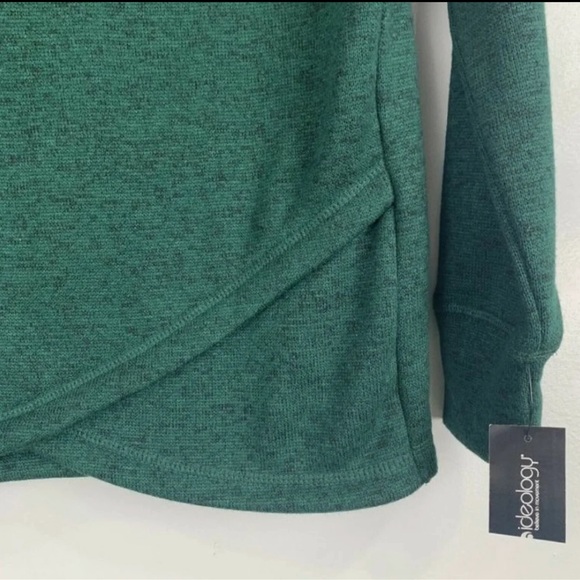 NEW Ideology Green Cowl Neck Sweater - Picture 5 of 5